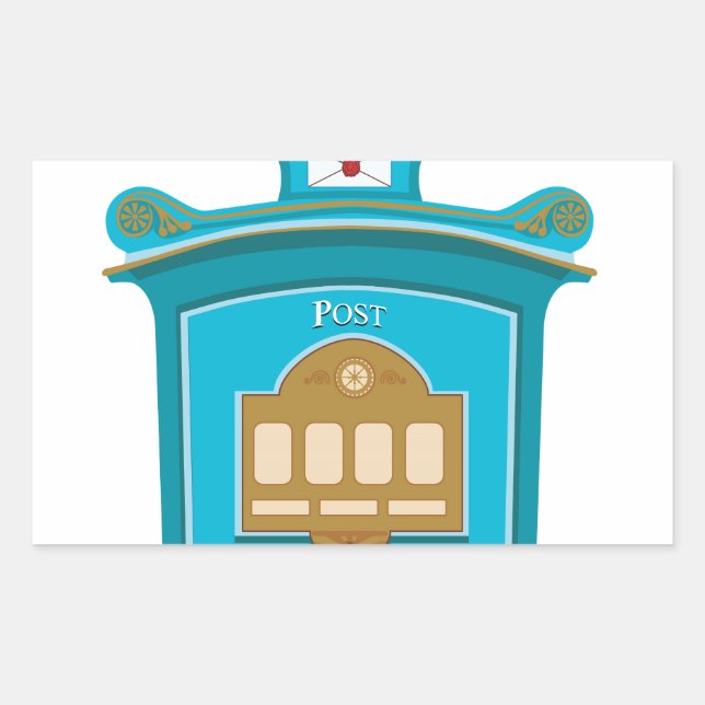 Adesivo Retangular caixa postar (Frente)