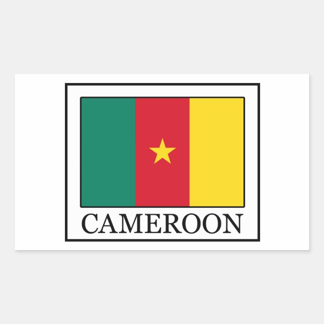 Adesivo Retangular Camarões (Frente)