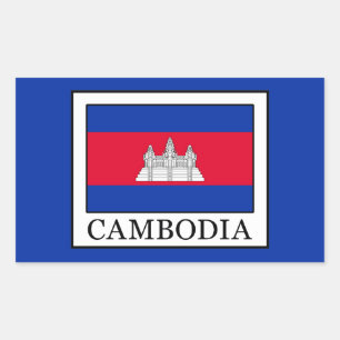 Adesivo Retangular Camboja