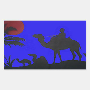 Adesivo Retangular Camel safari