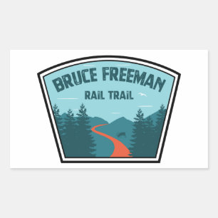 Adesivo Retangular Caminho de ferro Bruce Freeman