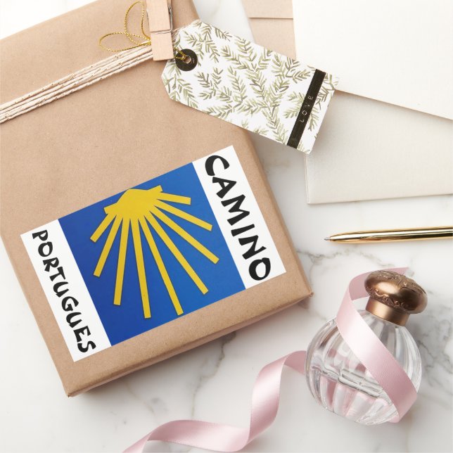 Adesivo Retangular Camino de Santiago A rua James 0013 (Presentear)