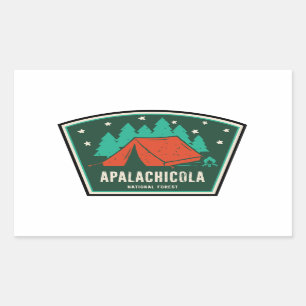 Adesivo Retangular Campanha Nacional Florestal Apalachicola