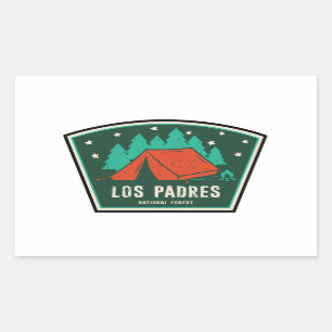 Adesivo Retangular Campanha Nacional Florestal da Califórnia em Los P