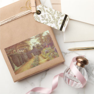 Adesivo Retangular Campsea Ashe, Suffolk, por Ernest Arthur Rowe