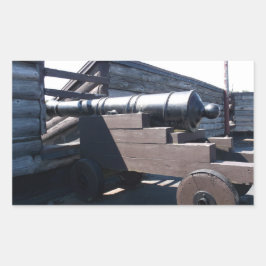 Adesivo Retangular Cannon Antigo