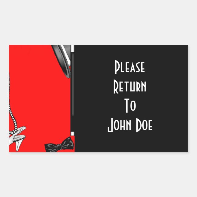 Adesivo Retangular Capas de Viagem do armário personalizado de adesiv (Frente)