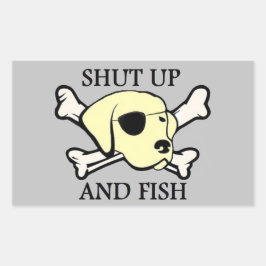 Adesivo Retangular Capitão Finley Says Sticker