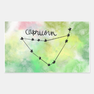 Adesivo Retangular Capricórnio Star Baby Sticker