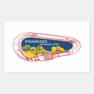 Adesivo Retangular Carabineiro do Parque Nacional de Pinnacle
