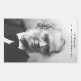 Adesivo Retangular Carl Reinecke 1890