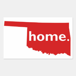 Adesivo Retangular Casa de Oklahoma