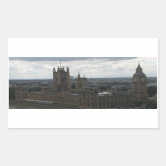 Adesivo Retangular Casa do Parlamento no London Sticker