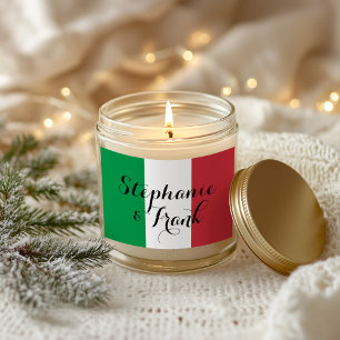 Adesivo Retangular Casamento de cores da bandeira italiana