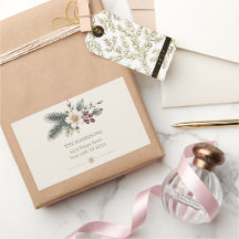 Casamento Floral em Aquarela Botânica de Inverno