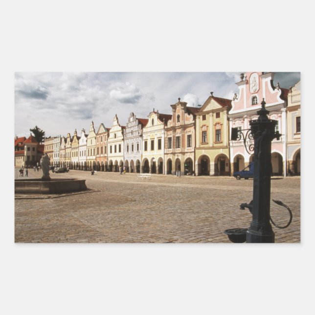 Adesivo Retangular Casas Renascentistas (Frente)