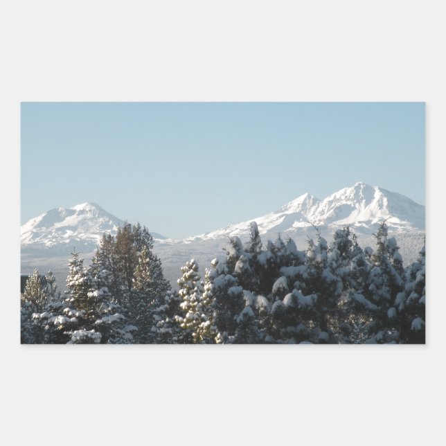 Adesivo Retangular Cascade Mountain (Frente)