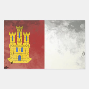 Adesivo Retangular Castilla-La Mancha