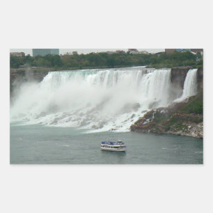 Adesivo Retangular Cataratas do Niágara do lado canadense
