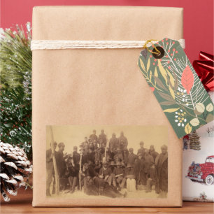 Adesivo Retangular Cavalaria de Combate Negra Americana: Guerreiros B