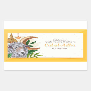 Adesivo Retangular Celebration Custons and Traditions (Eid al-Adha)