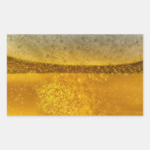 Adesivo Retangular Cerveja Galáxia a Espuma Célestial