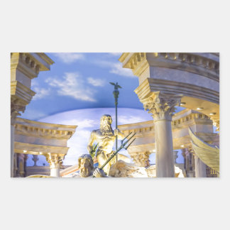 Adesivo Retangular César Palácio Las Vegas Estátua Hotel Cassino