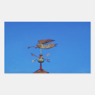 Adesivo Retangular Céu azul brilhante de aleta de tempo do anjo