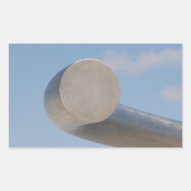 Adesivo Retangular Céu Azul Metálico (Frente)