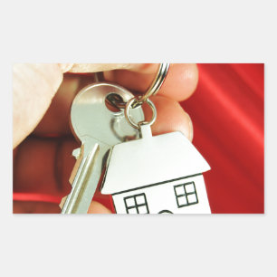 Adesivo Retangular Chaves para uma casa nova!