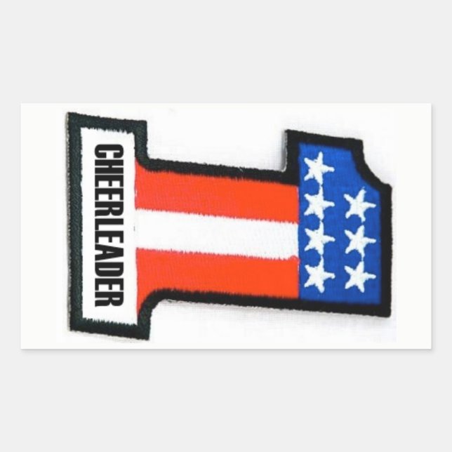 Adesivo Retangular Cheerleader Anarchy Moto Sticker (Frente)