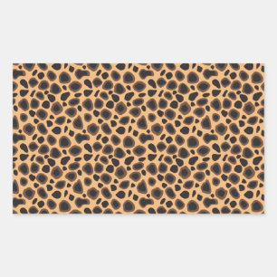 Adesivo Retangular Cheetah Pattern