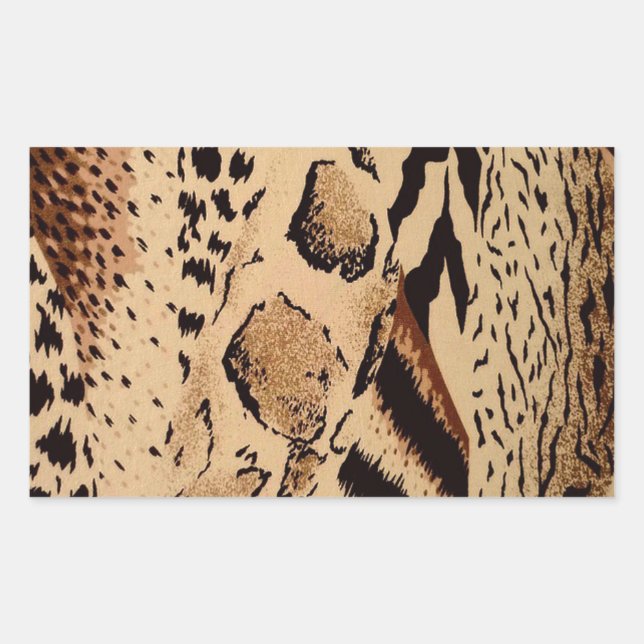 Adesivo Retangular Cheetah Pattern (Frente)