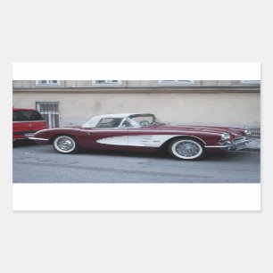 Adesivo Retangular Chevrolet Corvette