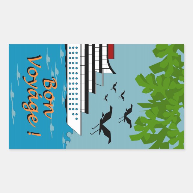 ADESIVO RETANGULAR CHIC STICKER_BON VOYAGE! (Frente)
