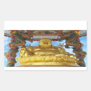 Adesivo Retangular Chinês Buddha