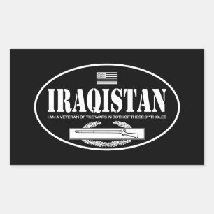 Adesivo Retangular CIB de Iraqistan