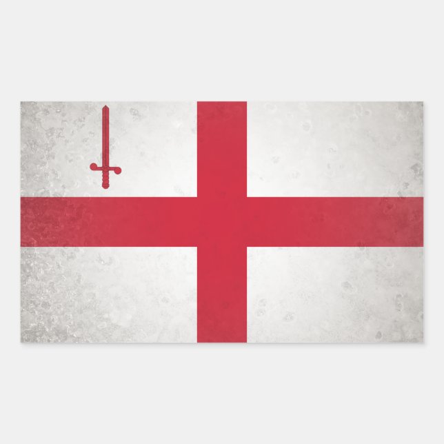 Adesivo Retangular Cidade de Londres (Frente)