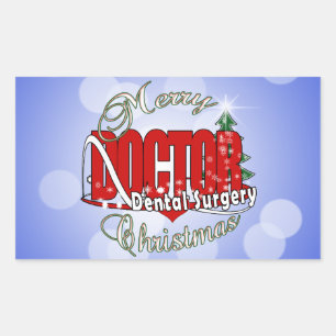 Adesivo Retangular Cirurgia dentária de NATAL