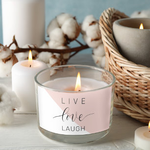 Adesivo Retangular Citação de Motivação Positiva do Amor ao Vivo 