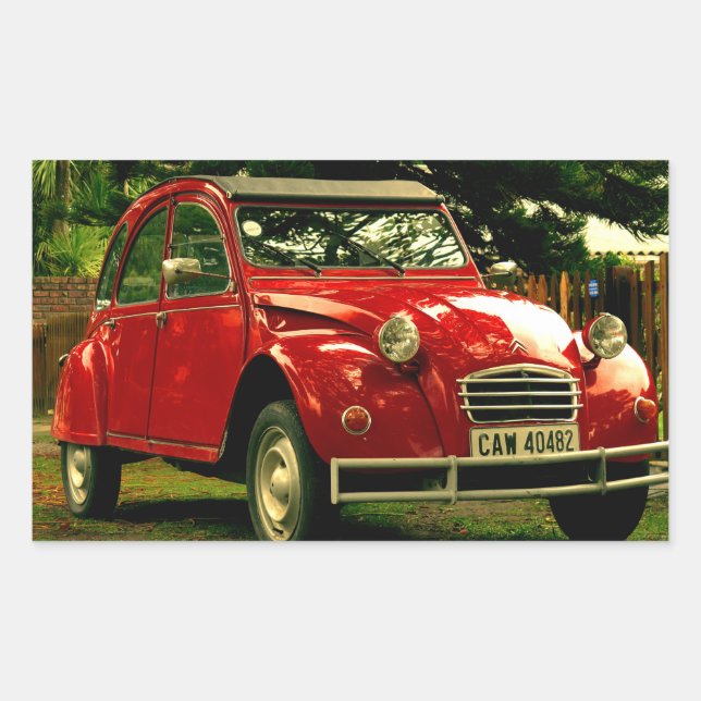 Adesivo Retangular Citroën 2CV (Frente)