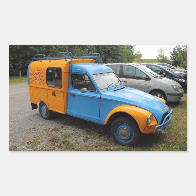 Adesivo Retangular Citroen Acadiane (Frente)