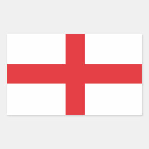Adesivo Retangular Classic England Flag - Rua. Cruz de George