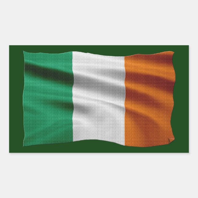 Adesivo Retangular CLTIC CLSSICICS Irish Flag Collection (Frente)