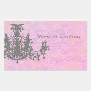 Adesivo Retangular Coco Chandelier - ALTERAR COR / FORMA / TAMANHO