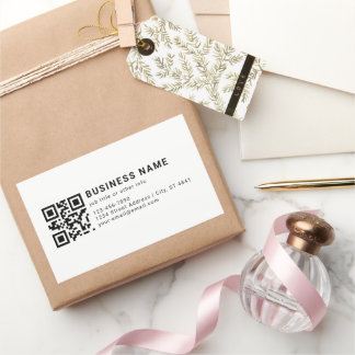 Adesivo Retangular Código QR Promocional Empresarial