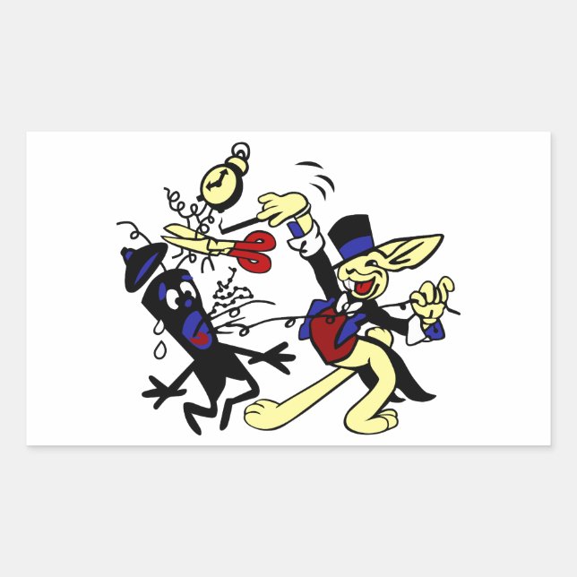 Adesivo Retangular Coelho EOD WII (Frente)