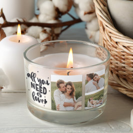 Adesivo Retangular Colagem Foto do Casal e tudo o que você precisa é 