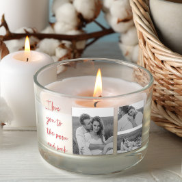 Adesivo Retangular Collage Casal Foto e Citação Romântica Te Ama