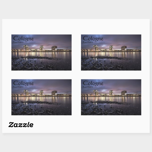 Adesivo Retangular Colônia Alemanha (Folha)